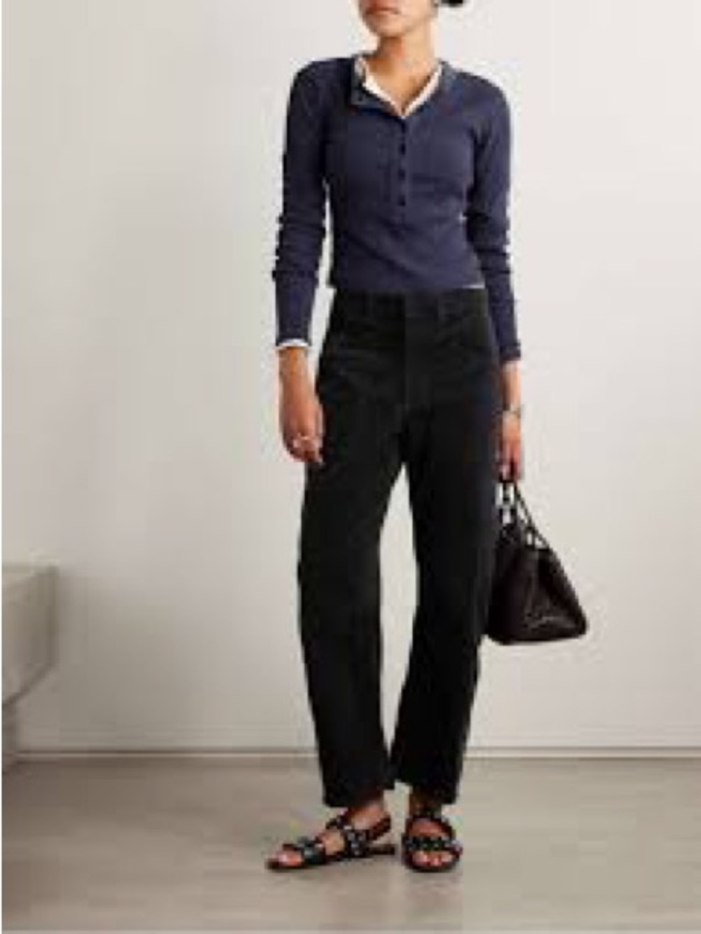 Free People JaydeCord Flare Black Pants 27 - Picture 3 of 11